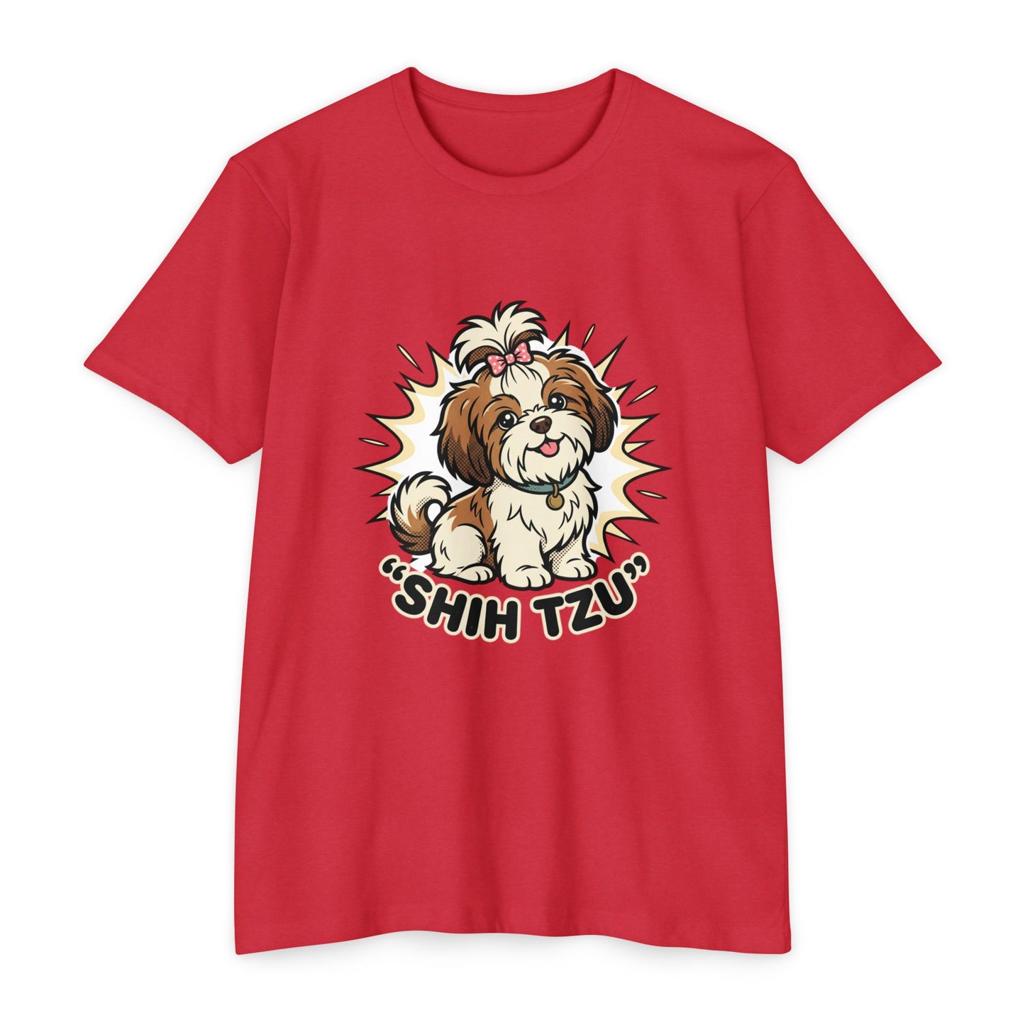 Shih Tzu Cute Cartoon T-Shirt — Adorable Dog Lover Tee