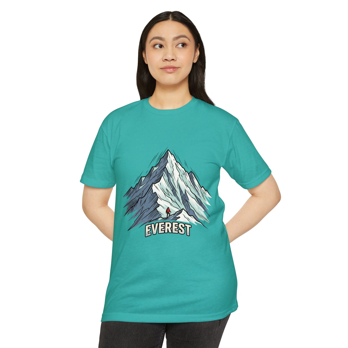 Everest Mountain Graphic T-Shirt — Adventure Climber Tee