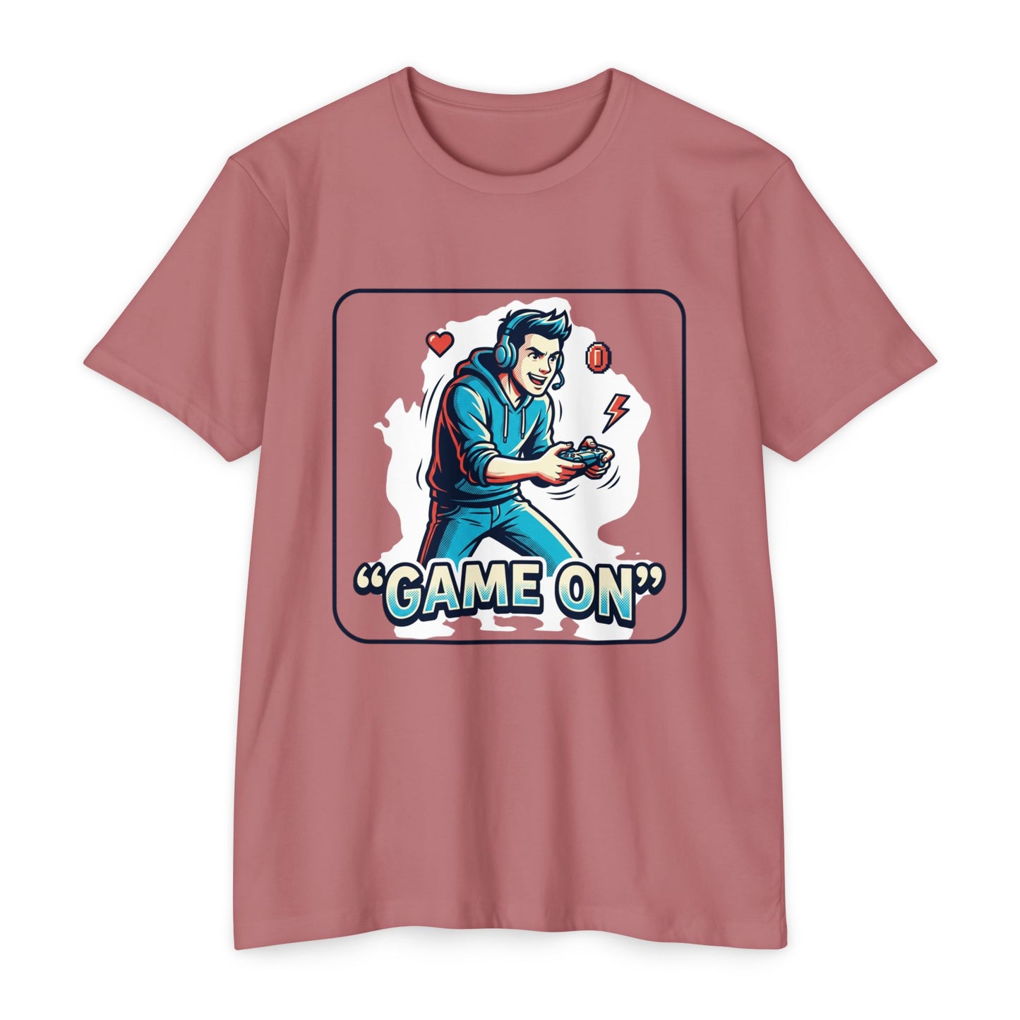 Game On Retro Controller T-Shirt — Gamer Graphic Tee