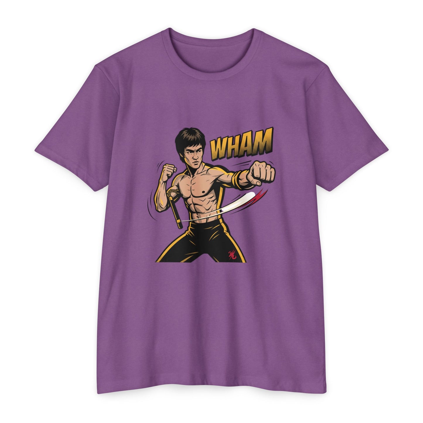 Camiseta gráfica de artes marciales — Camiseta de luchador estilo Bruce 'WHAM'
