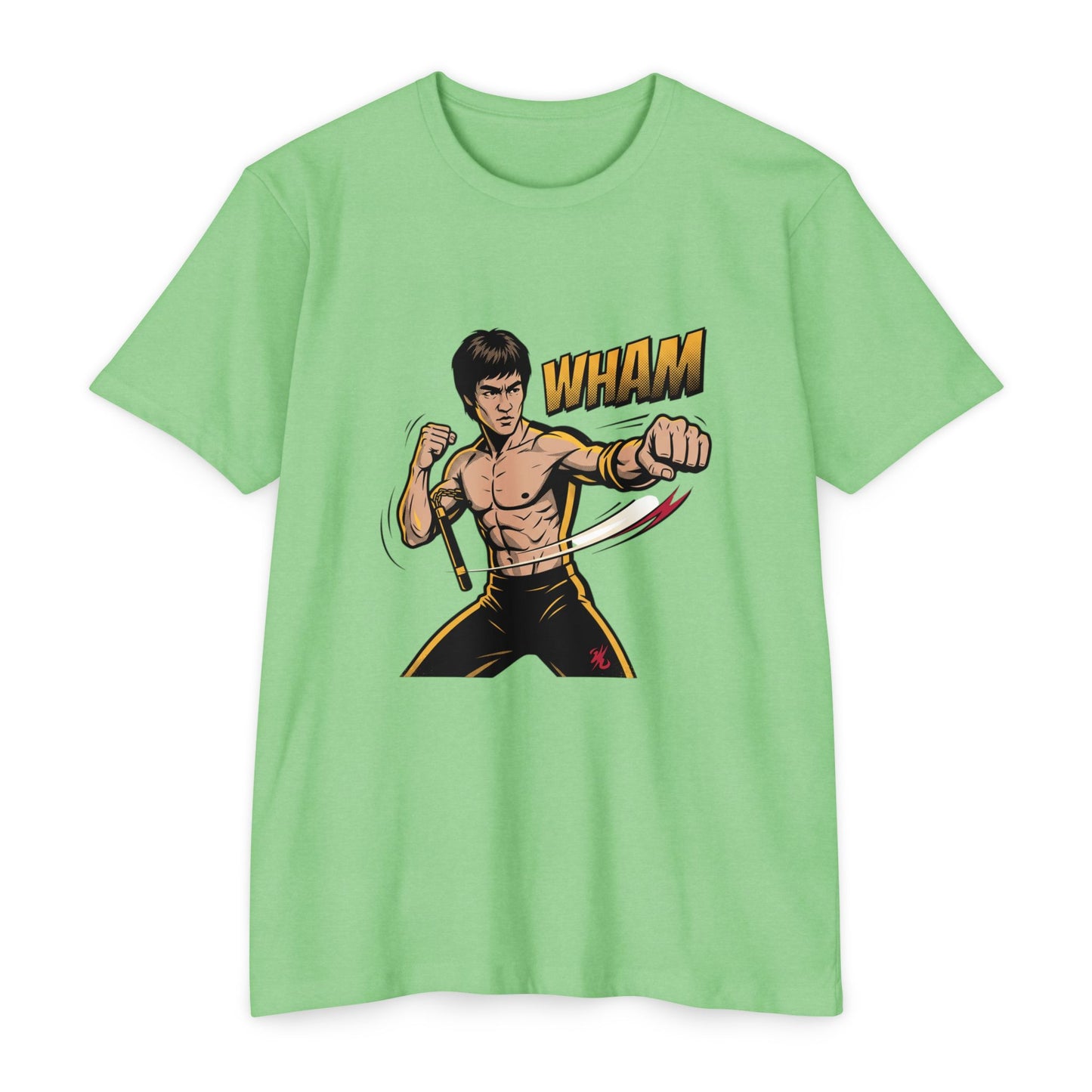 Camiseta gráfica de artes marciales — Camiseta de luchador estilo Bruce 'WHAM'