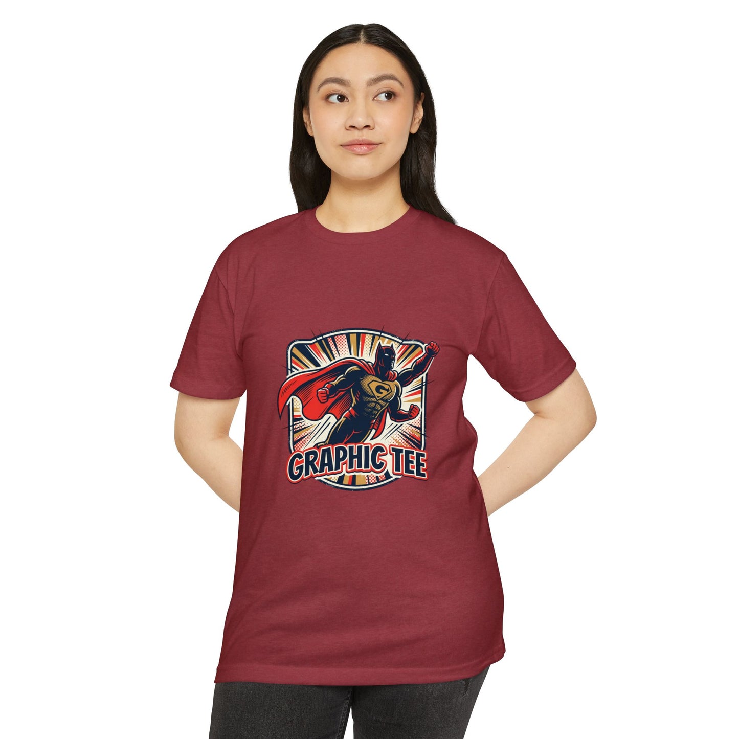 Retro Superhero Graphic Tee — Vintage Comic T-Shirt