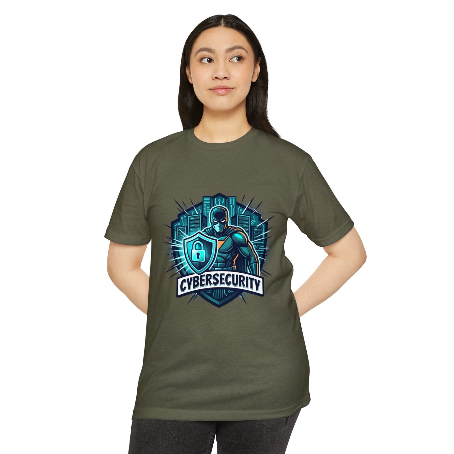 Cybersecurity Shield Tee — Cyber Defender Tech T-Shirt