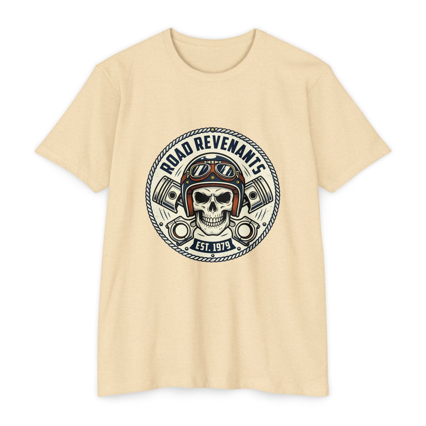 Road Revenants Skull Motorcycle T-Shirt