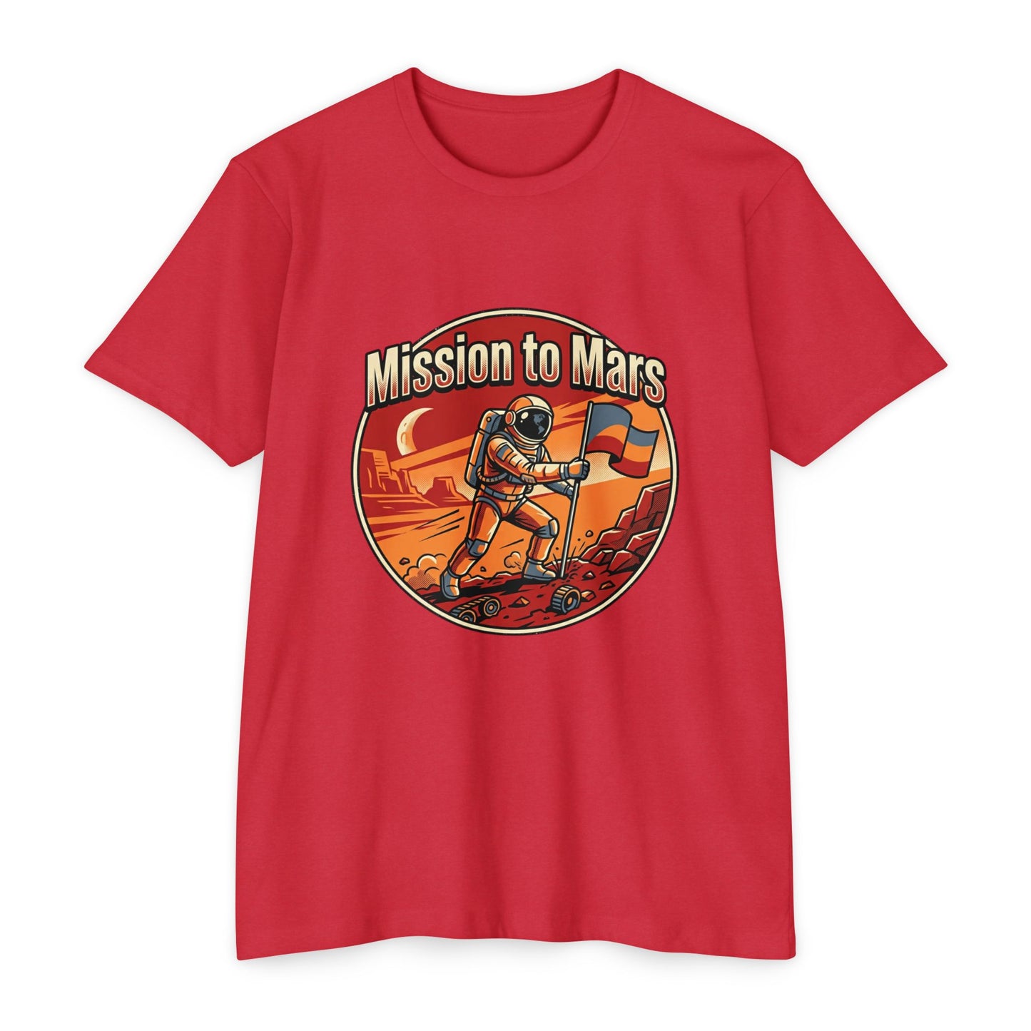Mission to Mars Retro Astronaut T-Shirt