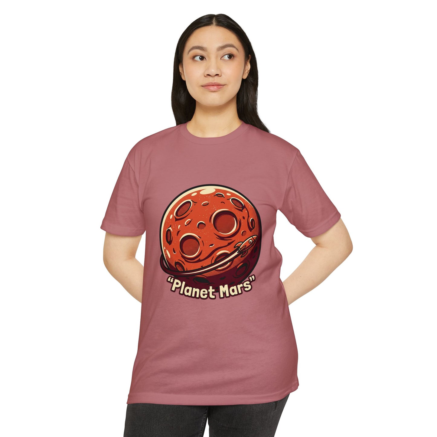 Retro Mars Graphic T-Shirt — Red Planet Tee