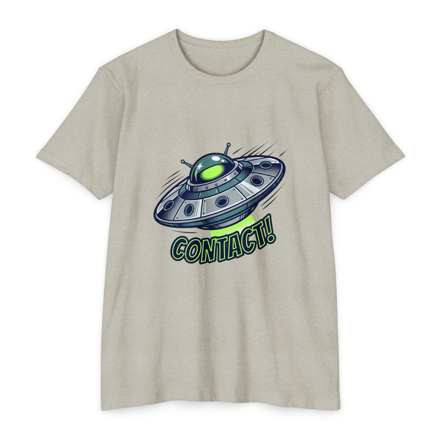 UFO Contact T-Shirt — Alien Spaceship Graphic Tee
