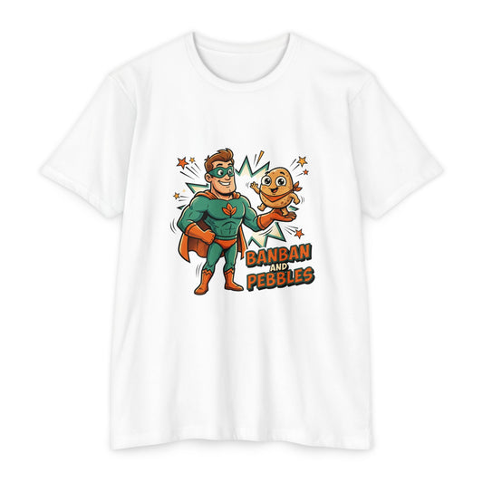 Banban and Pebbles Superhero Kids T-Shirt