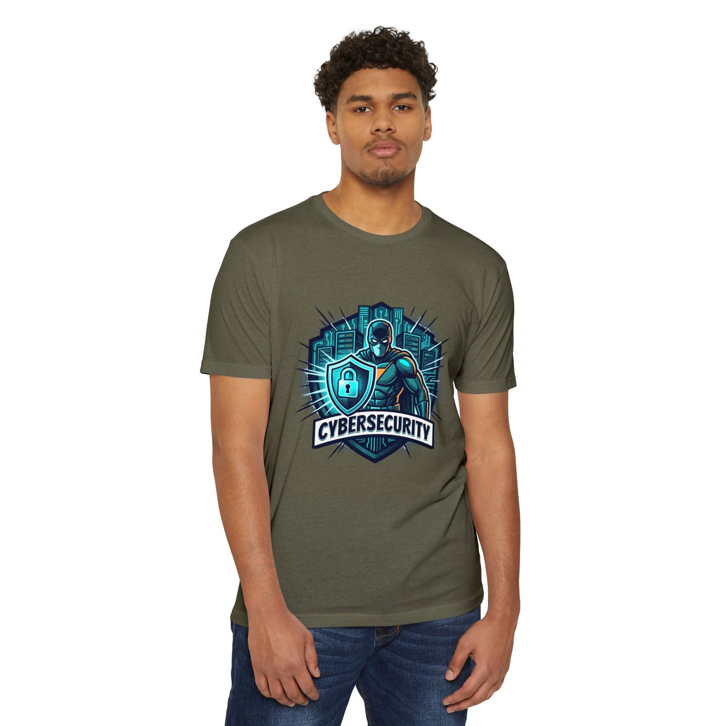 Cybersecurity Shield Tee — Cyber Defender Tech T-Shirt