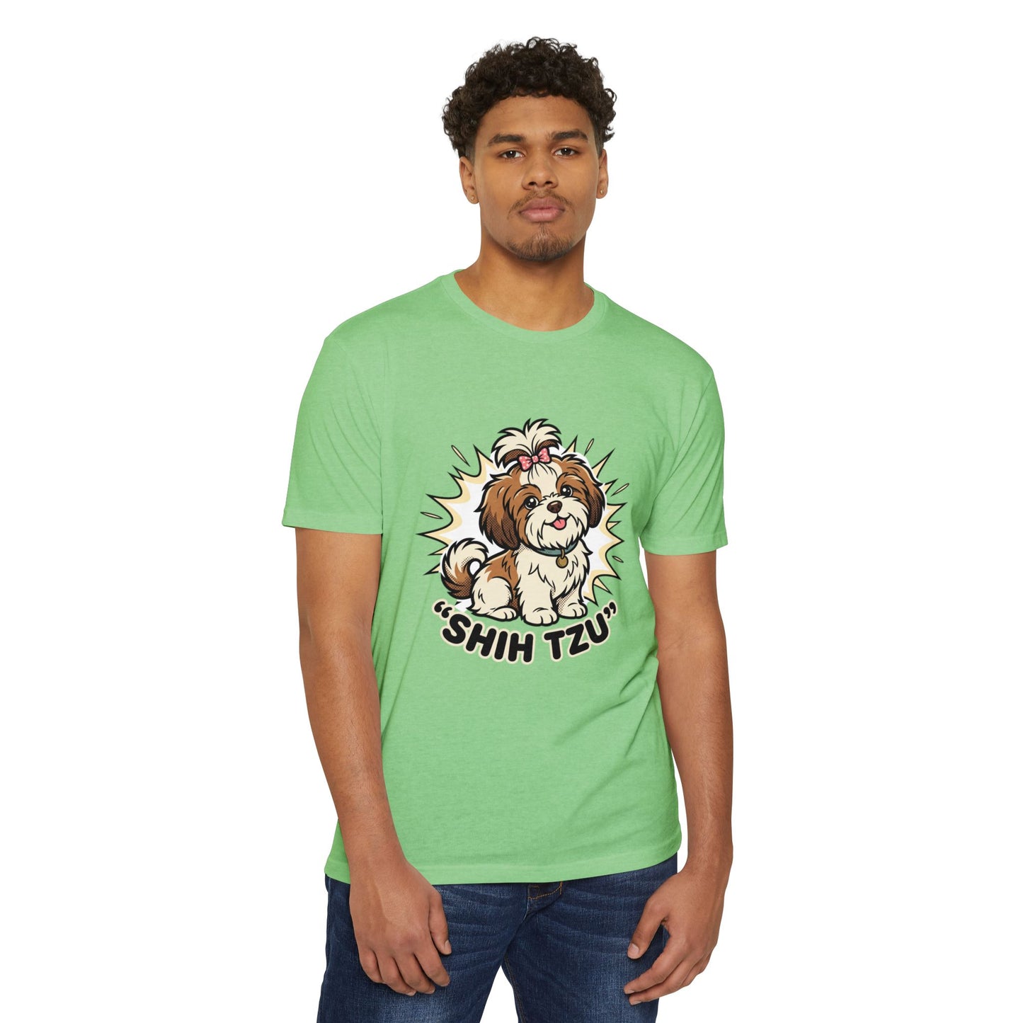 Shih Tzu Cute Cartoon T-Shirt — Adorable Dog Lover Tee