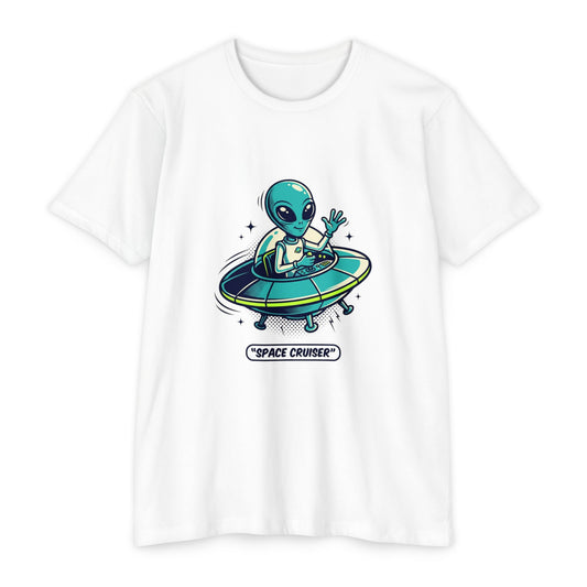 Space Cruiser Alien UFO T‑Shirt — Sci‑Fi Graphic Tee