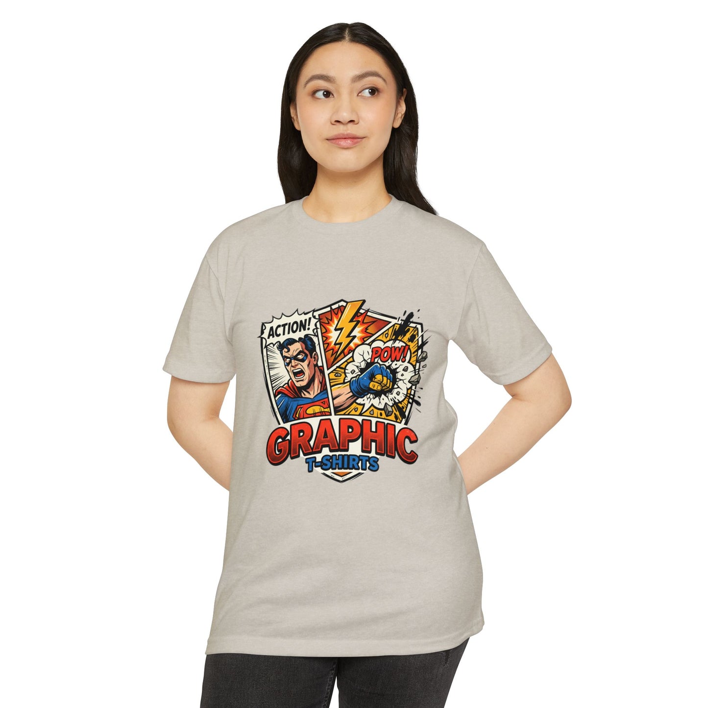 Action! POW Vintage Comic Pop Art T-Shirt