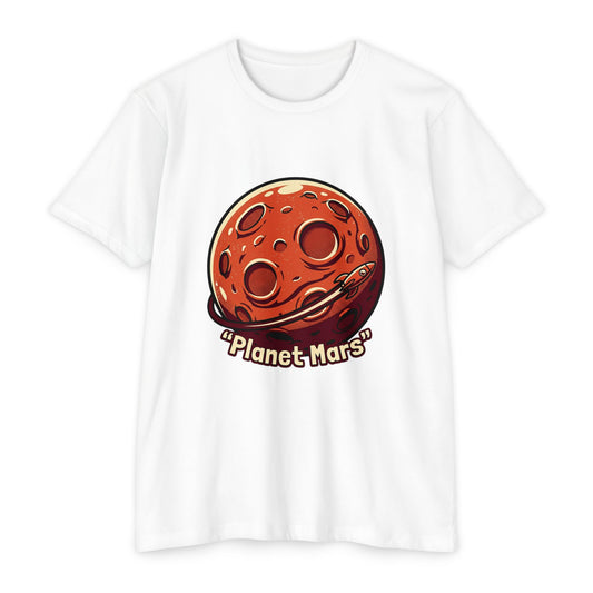 Retro Mars Graphic T-Shirt — Red Planet Tee