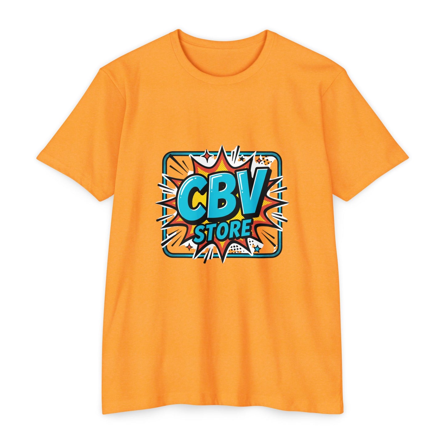 CBV Store Comic Logo T-Shirt — Retro Comic Graphic Tee