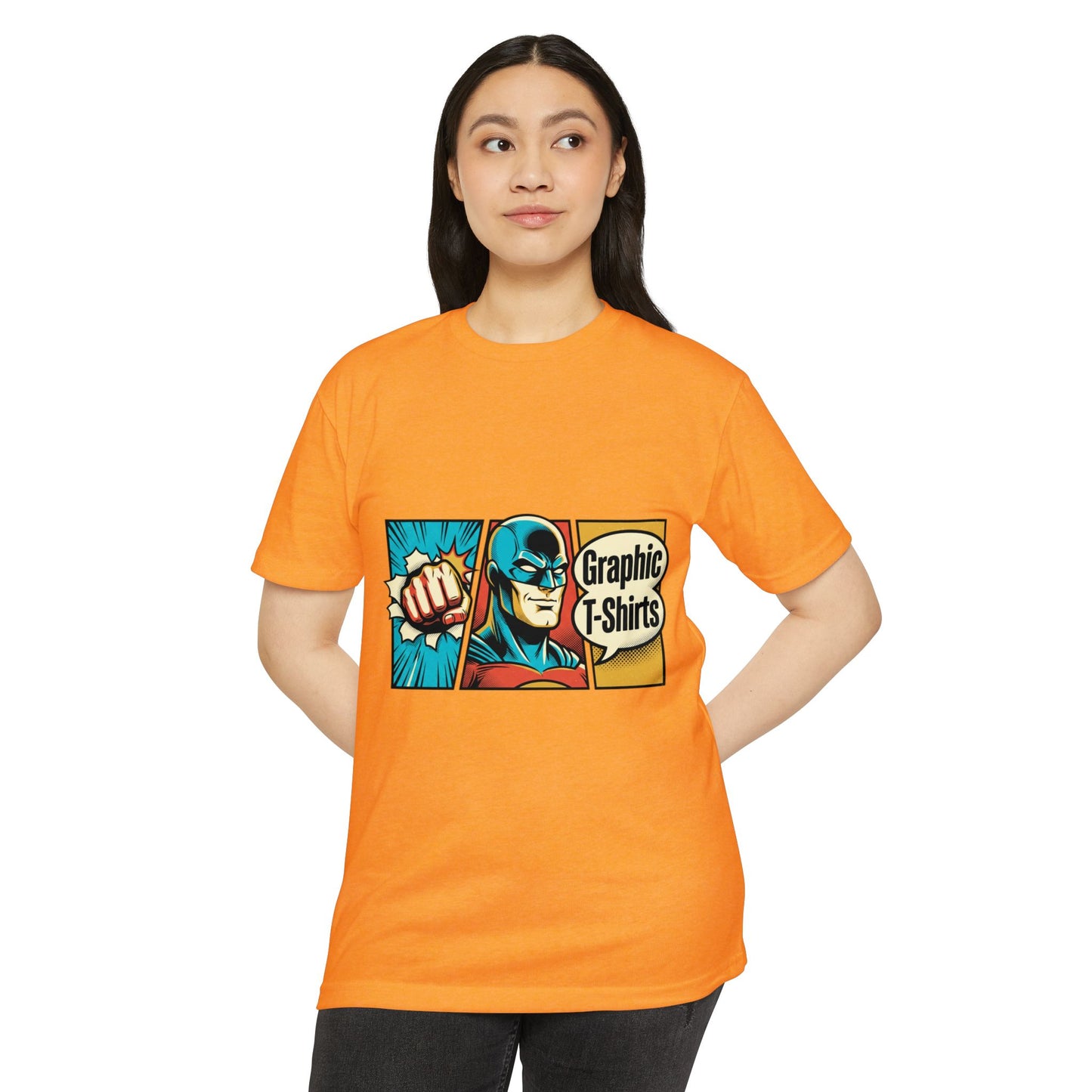 Retro Comic Superhero T-Shirt — Pop Art Graphic Tee