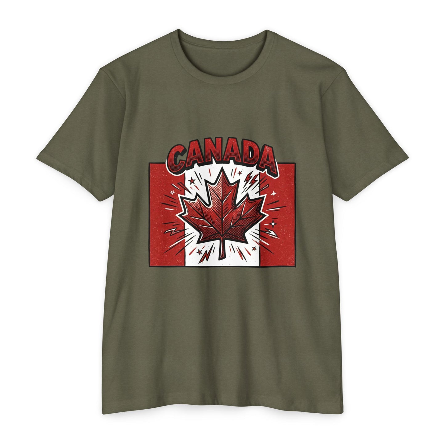 Retro Canada Maple Leaf Graphic T-Shirt — Canadian Pride Tee