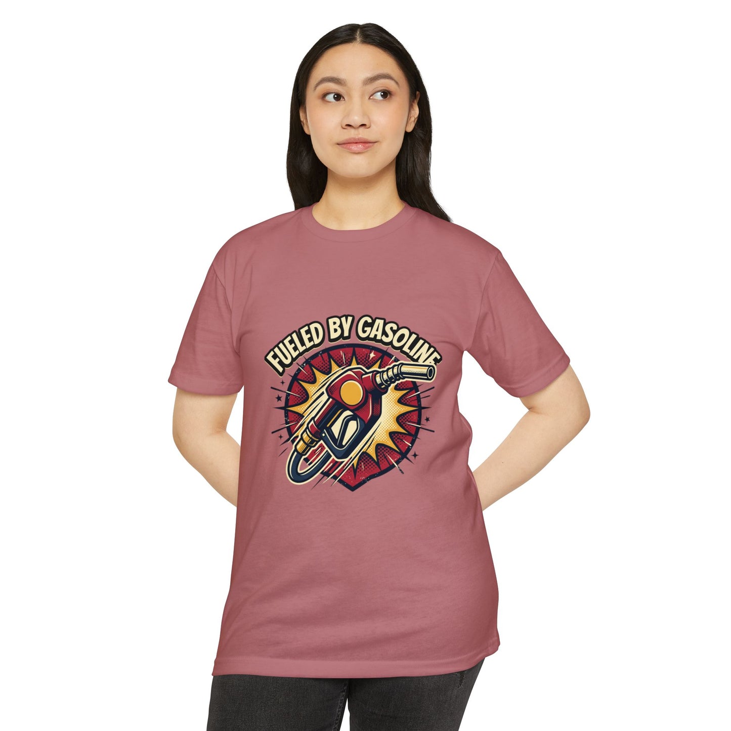 Fueled By Gasoline Retro Gas Pump T-Shirt