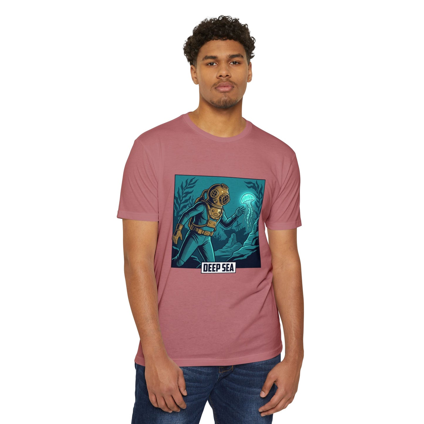 Deep Sea Diver Vintage Helmet Scuba T-Shirt