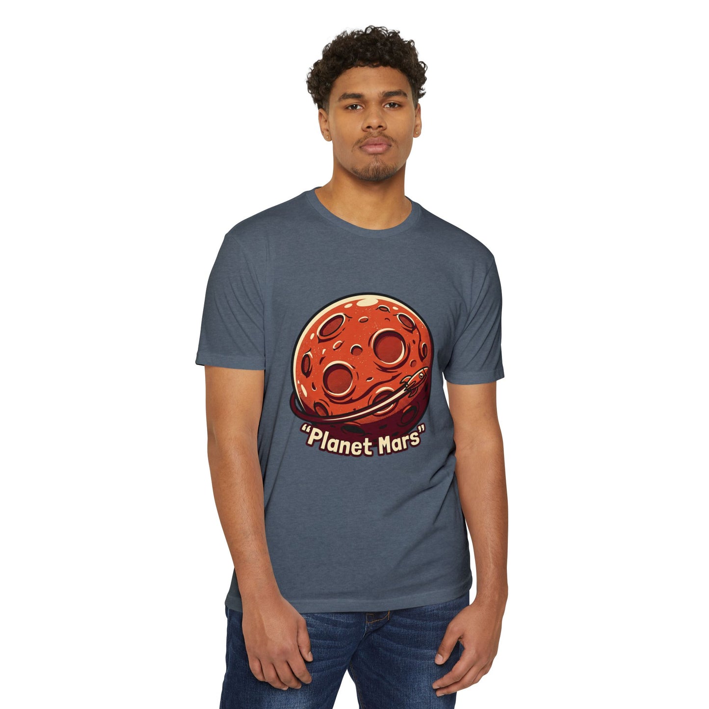 Retro Mars Graphic T-Shirt — Red Planet Tee