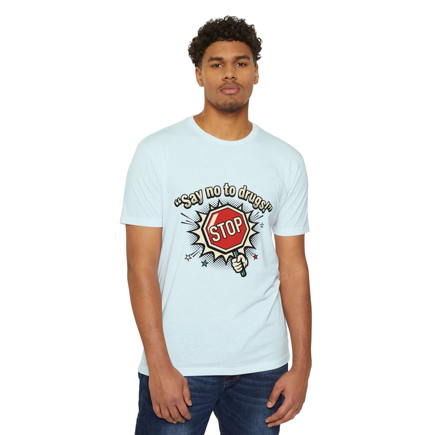 Say No to Drugs Stop Sign T-Shirt