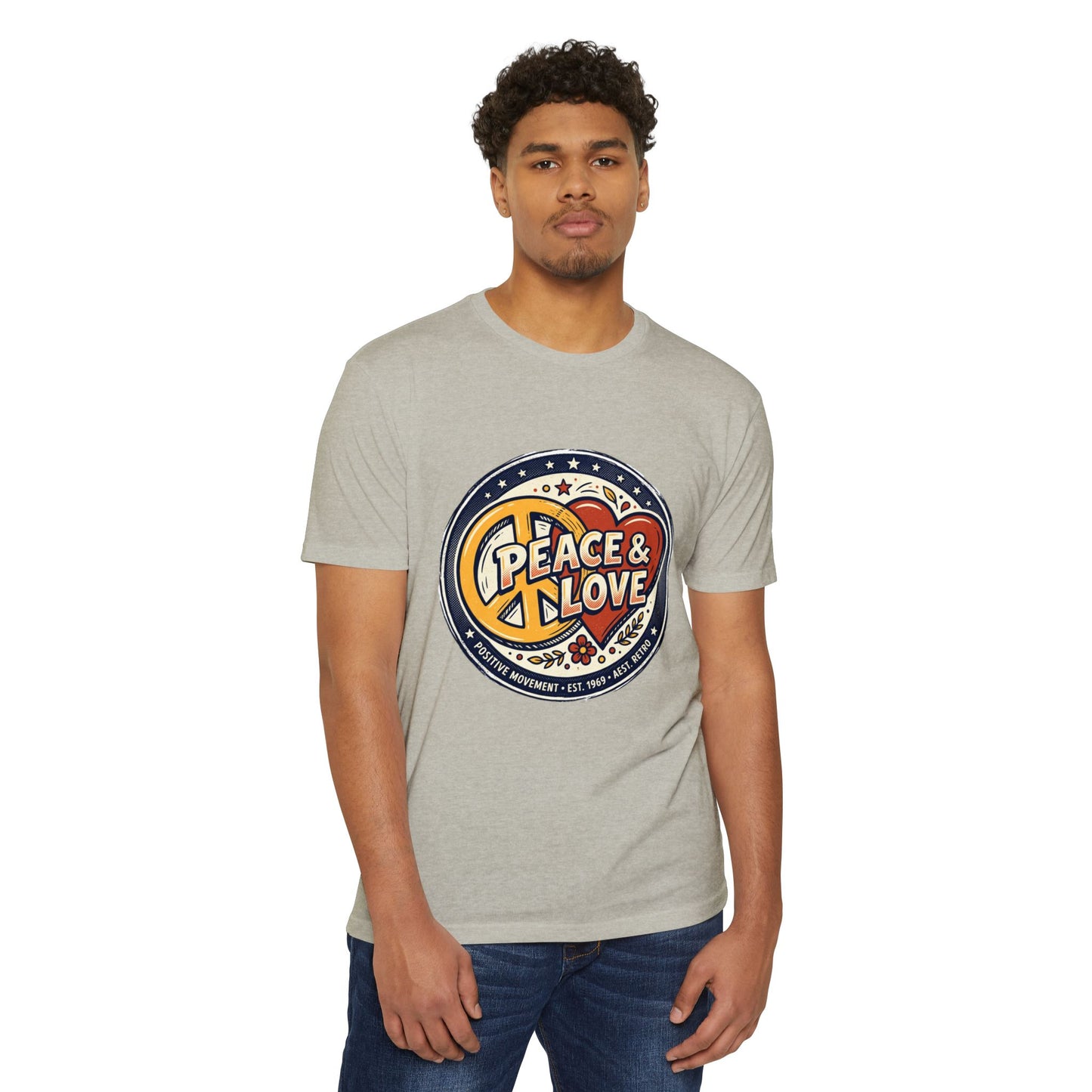 Peace & Love Retro Peace Sign T-Shirt