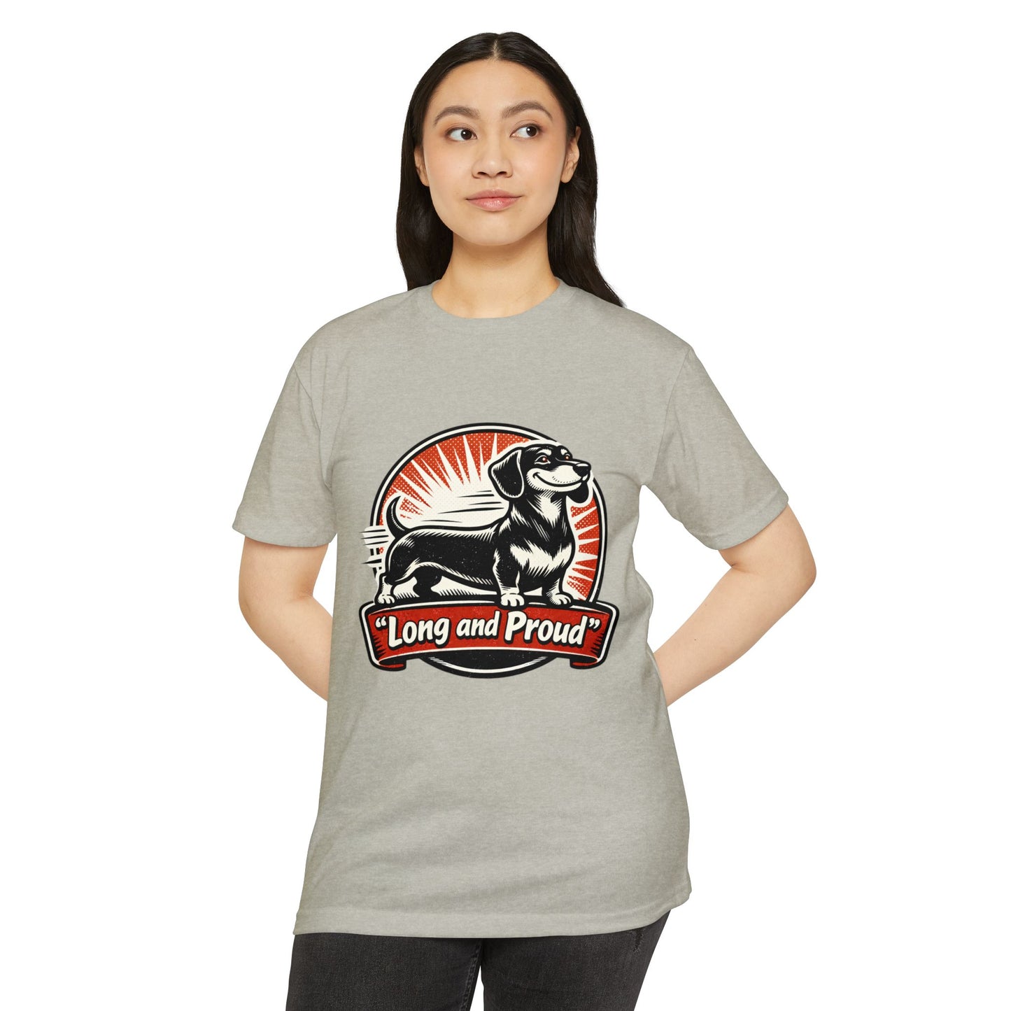 Long and Proud Dachshund T-Shirt — Cute Retro Wiener Dog Tee