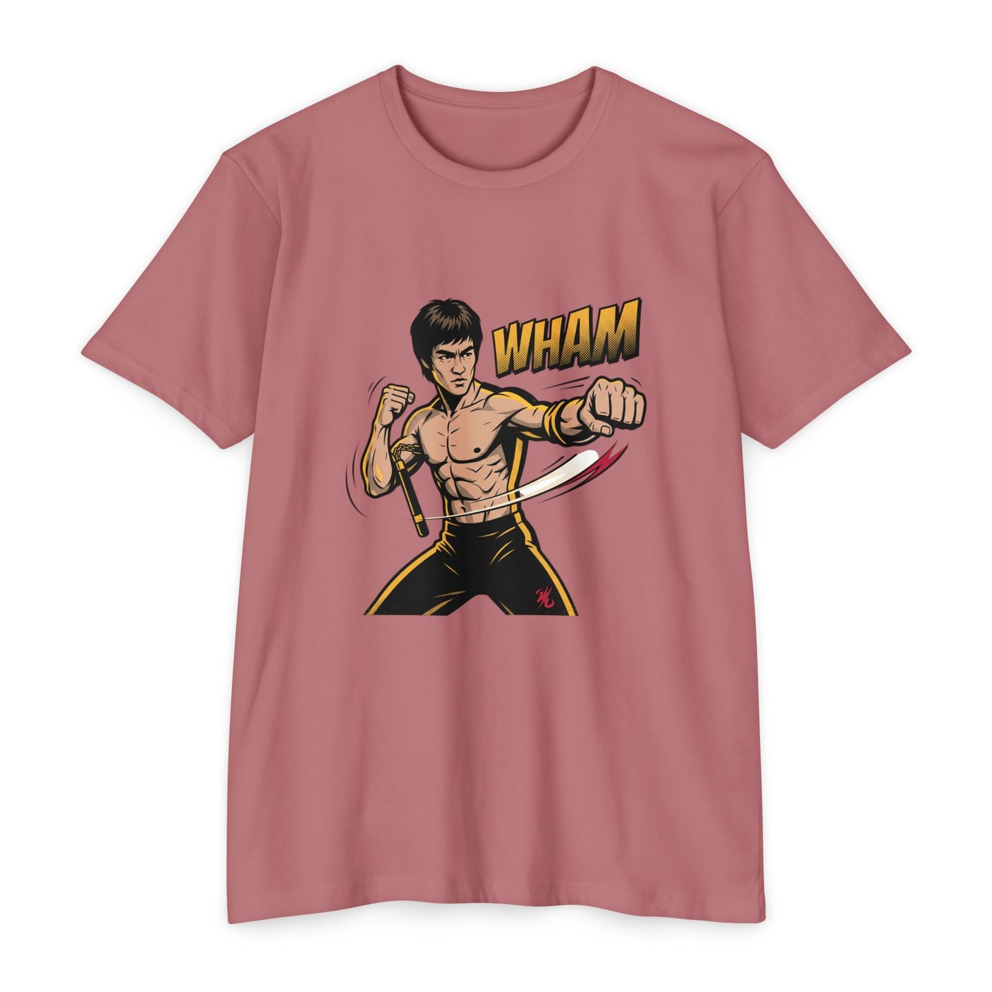 Camiseta gráfica de artes marciales — Camiseta de luchador estilo Bruce 'WHAM'