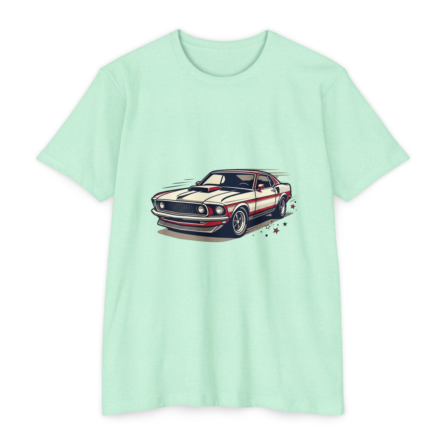 Classic Muscle Car T-Shirt — Retro Racing Illustration Tee