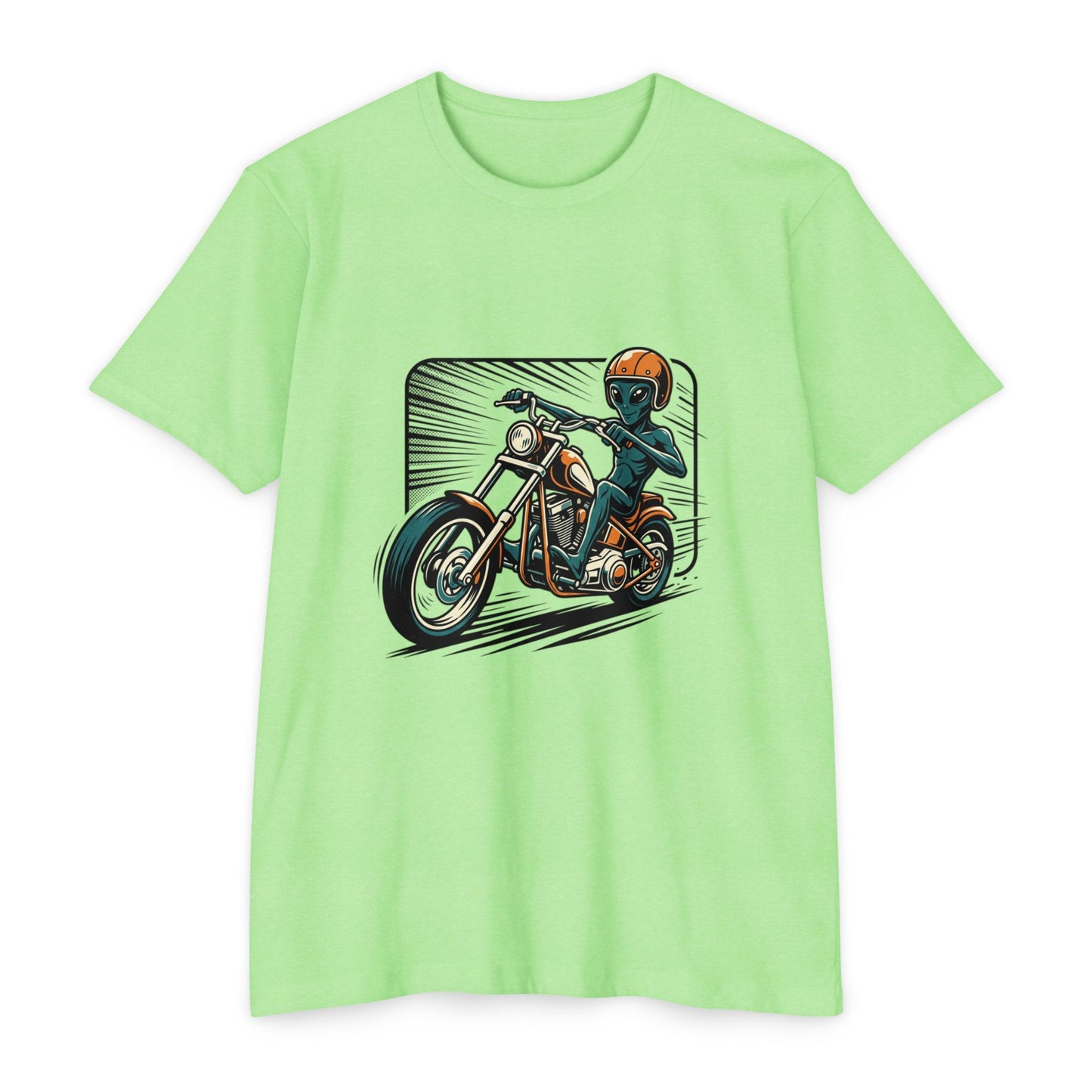 Motorcycle Rider Graphic T-Shirt — Retro Biker Design