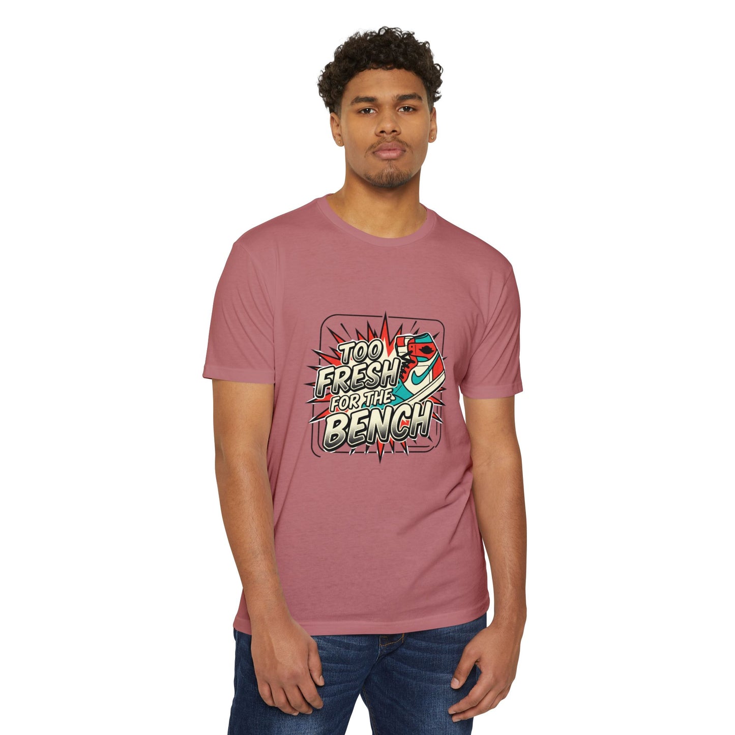 Too Fresh For The Bench Retro Sneaker T-Shirt