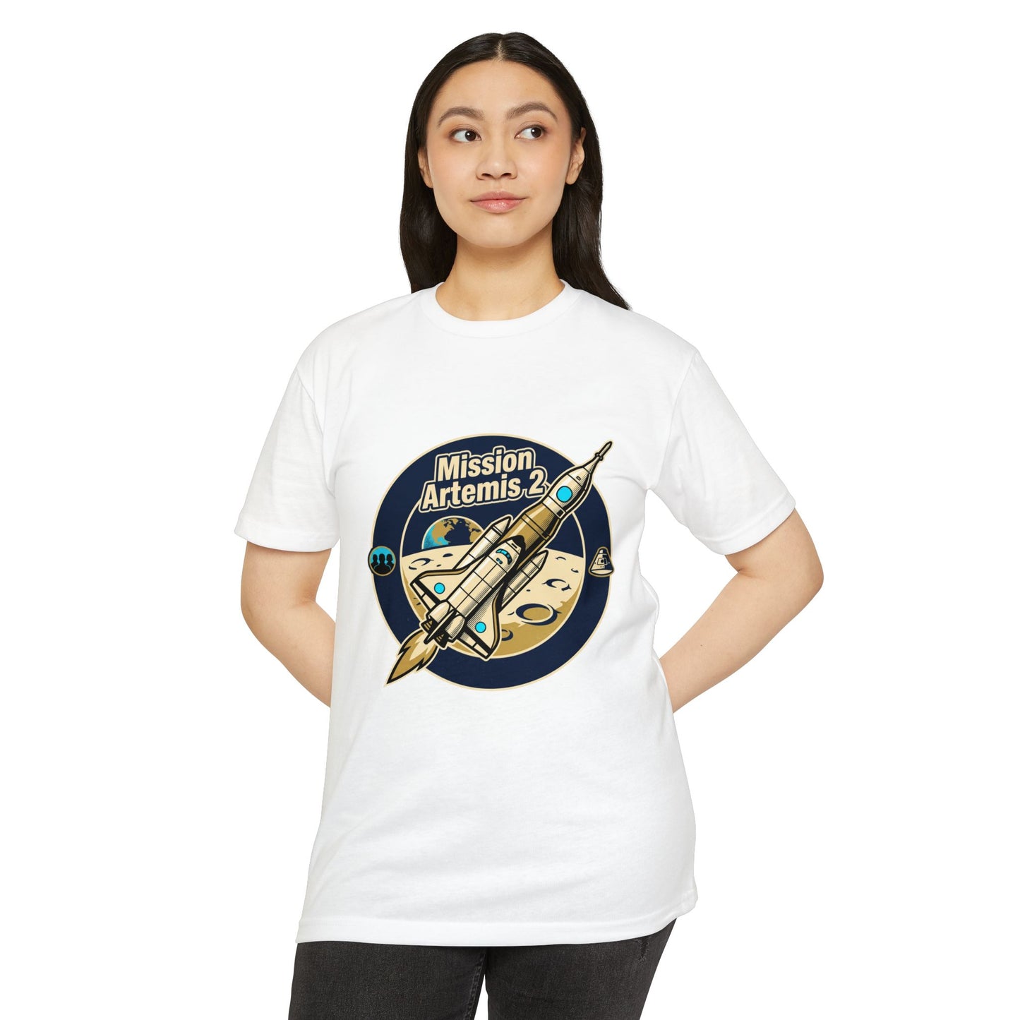 Mission Artemis II Retro Space T-Shirt — Artemis 2 Rocket Tee
