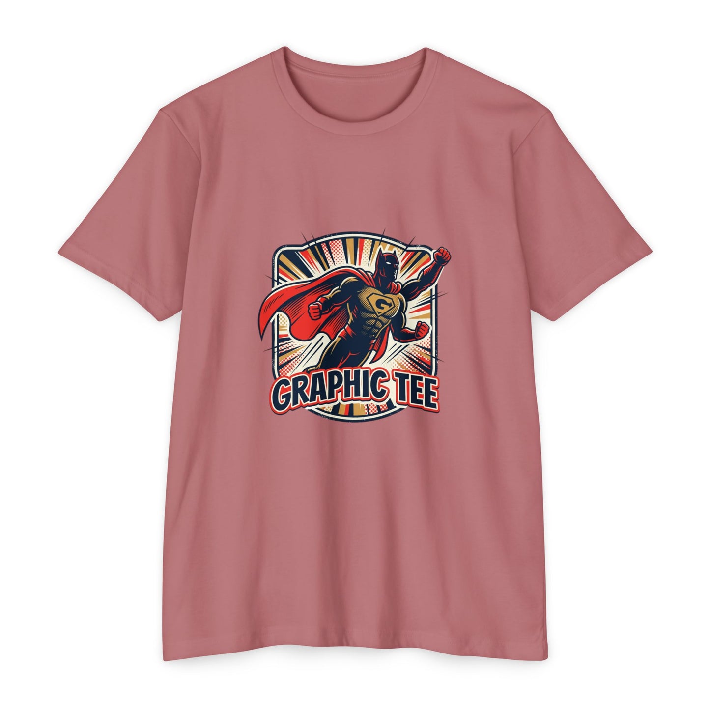 Retro Superhero Graphic Tee — Vintage Comic T-Shirt