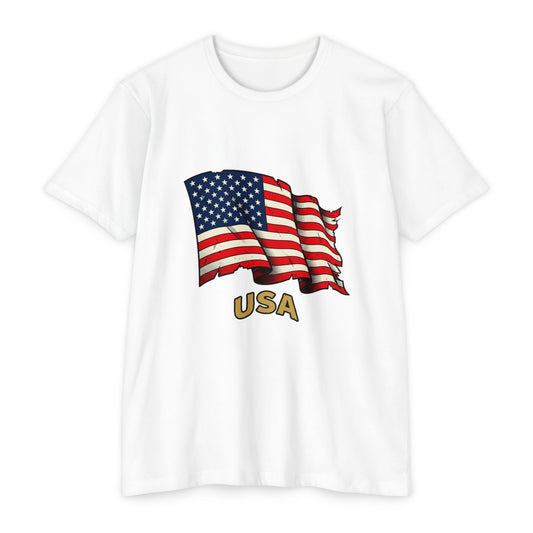 Vintage American Flag T-Shirt — USA Flag Graphic Tee