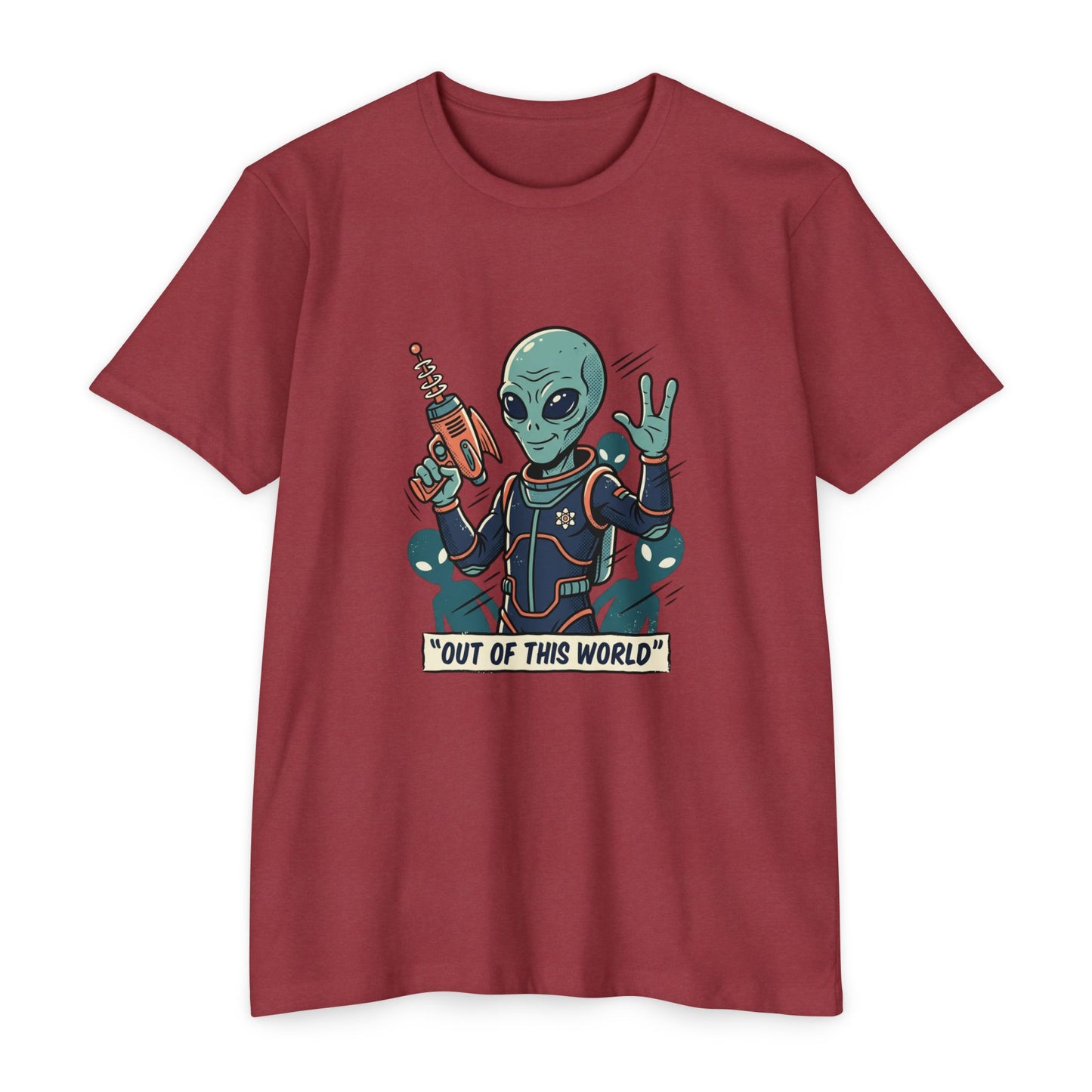Alien Ray Gun T-Shirt — "Out of This World" Graphic Tee