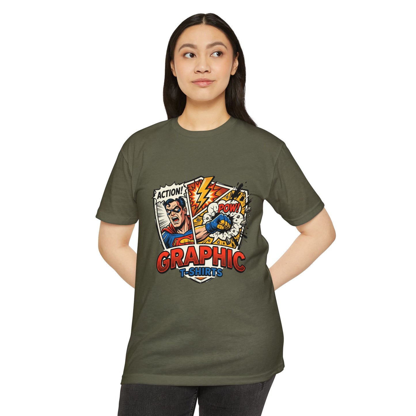 Action! POW Vintage Comic Pop Art T-Shirt