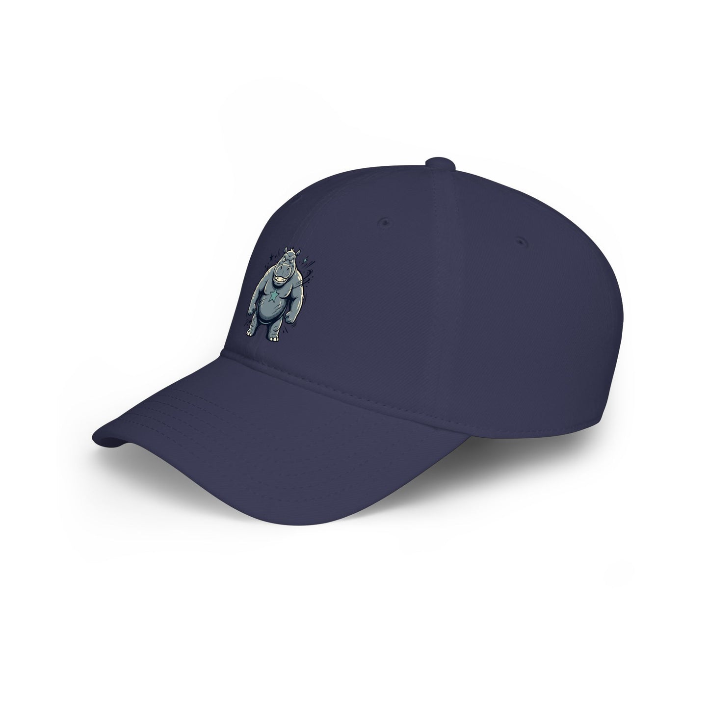 Cute Grumpy Monster Embroidered Baseball Cap