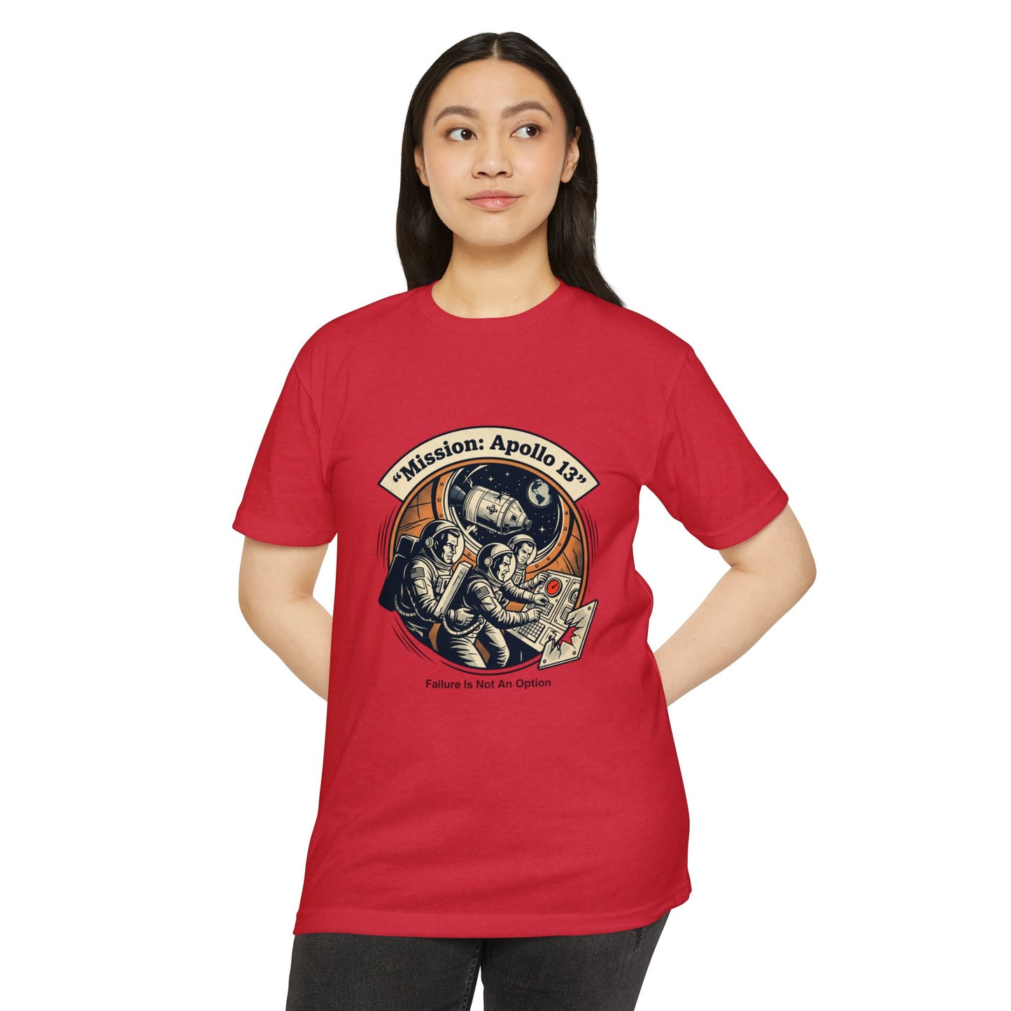 Apollo 13 Retro Space T-Shirt — "Mission: Apollo 13" Astronaut Patch Tee