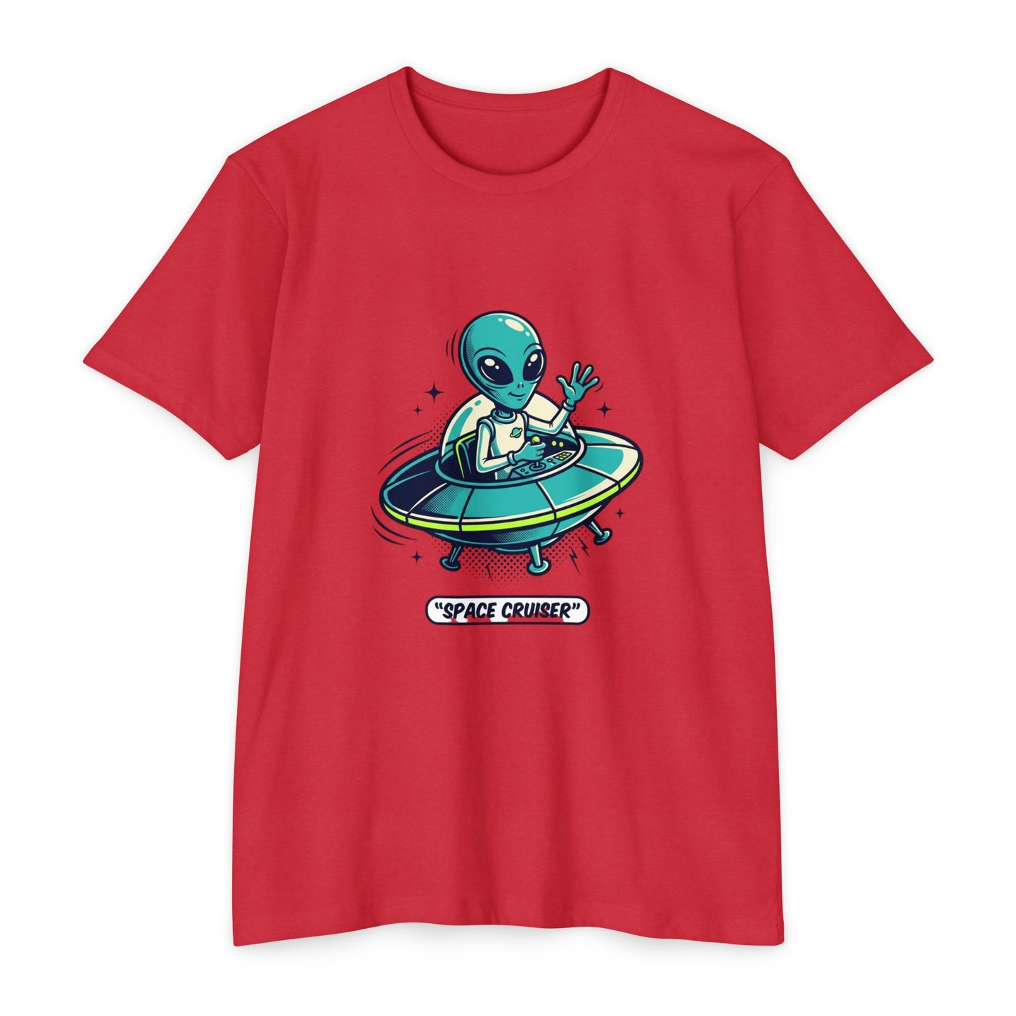 Space Cruiser Alien UFO T‑Shirt — Sci‑Fi Graphic Tee