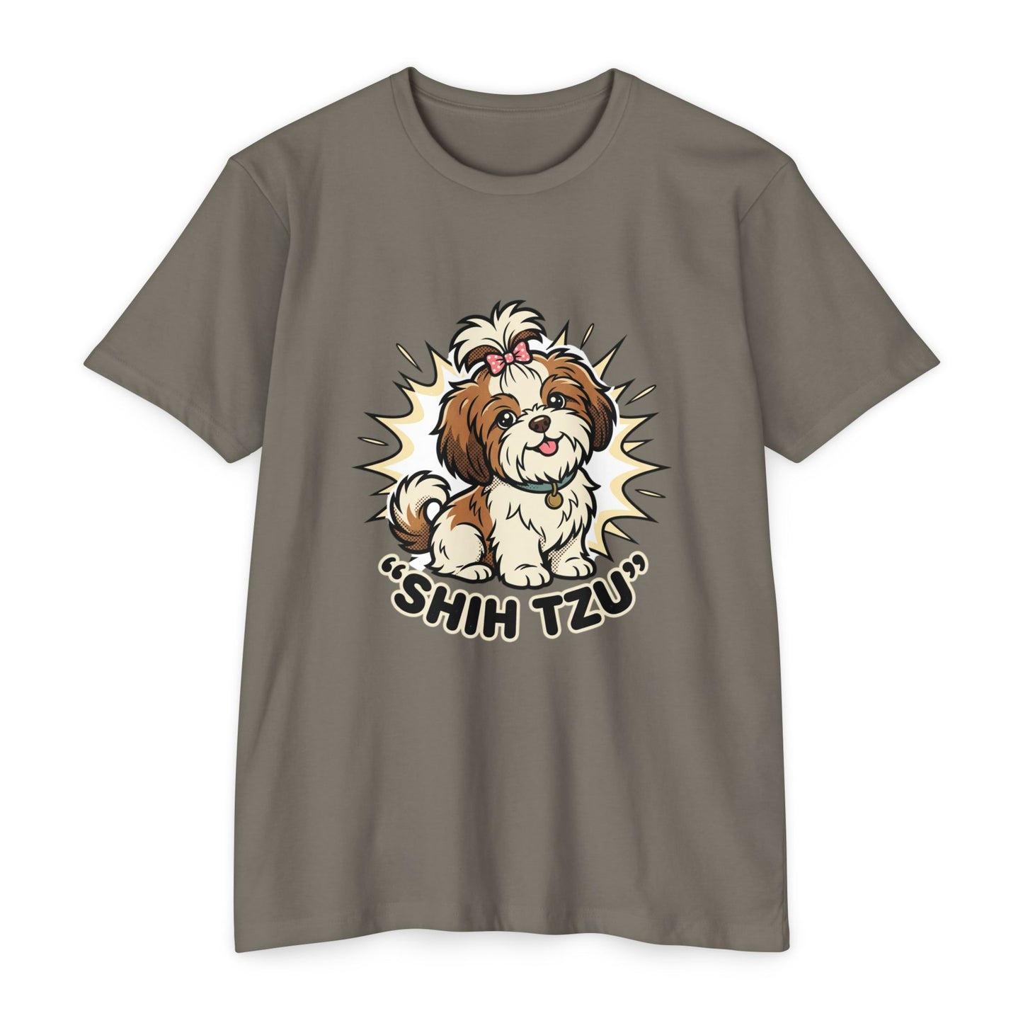Shih Tzu Cute Cartoon T-Shirt — Adorable Dog Lover Tee