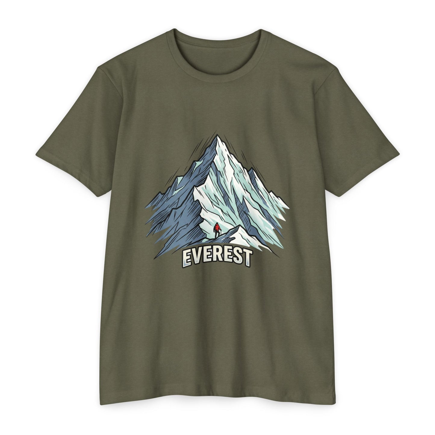 Everest Mountain Graphic T-Shirt — Adventure Climber Tee
