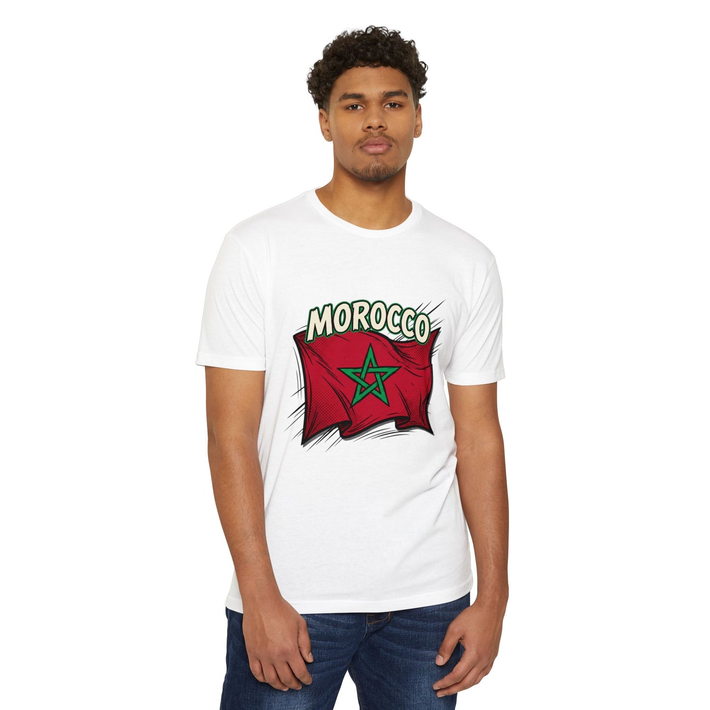 Morocco Flag Vintage Graphic T-Shirt — Moroccan Pride Tee