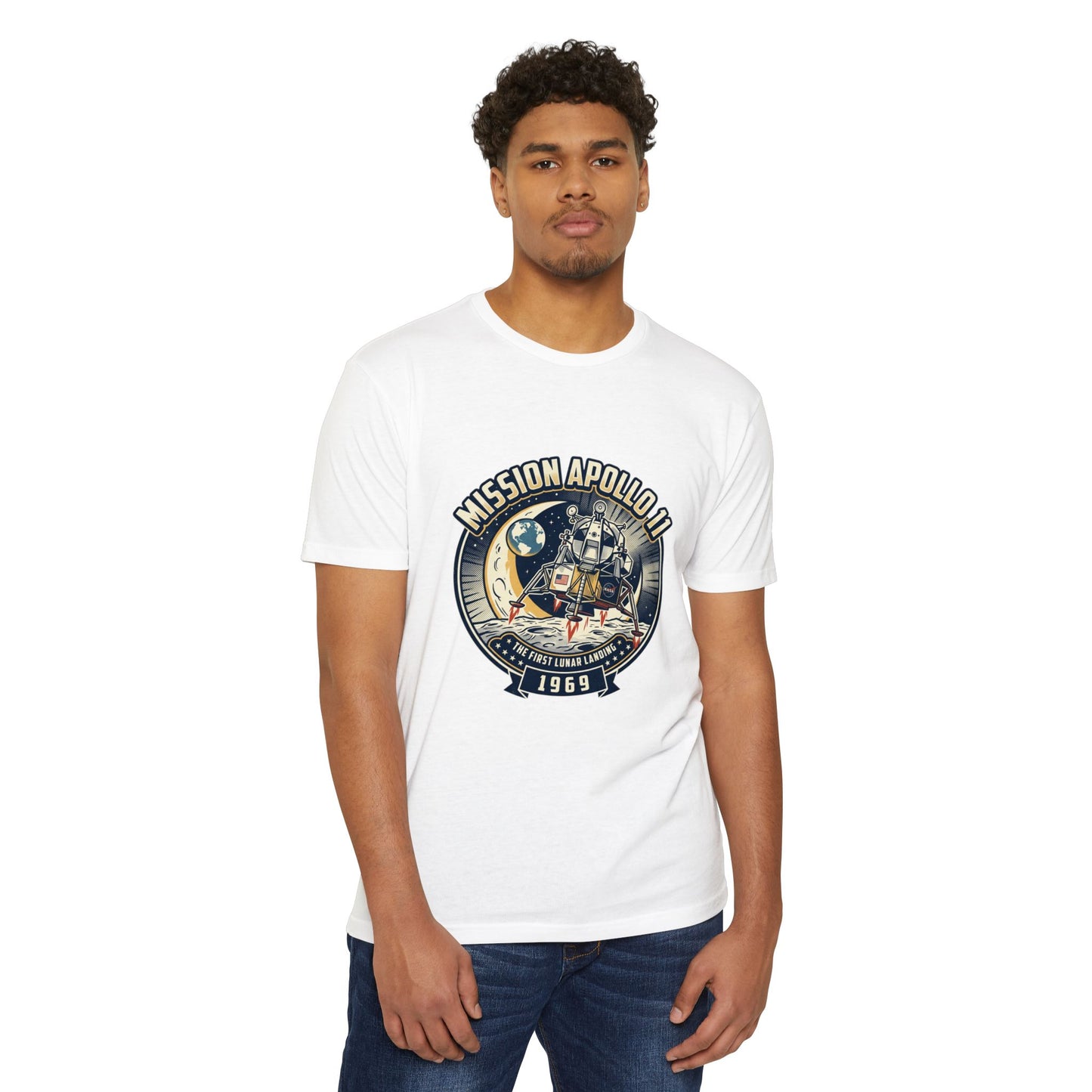 Apollo 11 Moon Landing T-Shirt — Mission Apollo 11 1969 Lunar Module Retro Tee