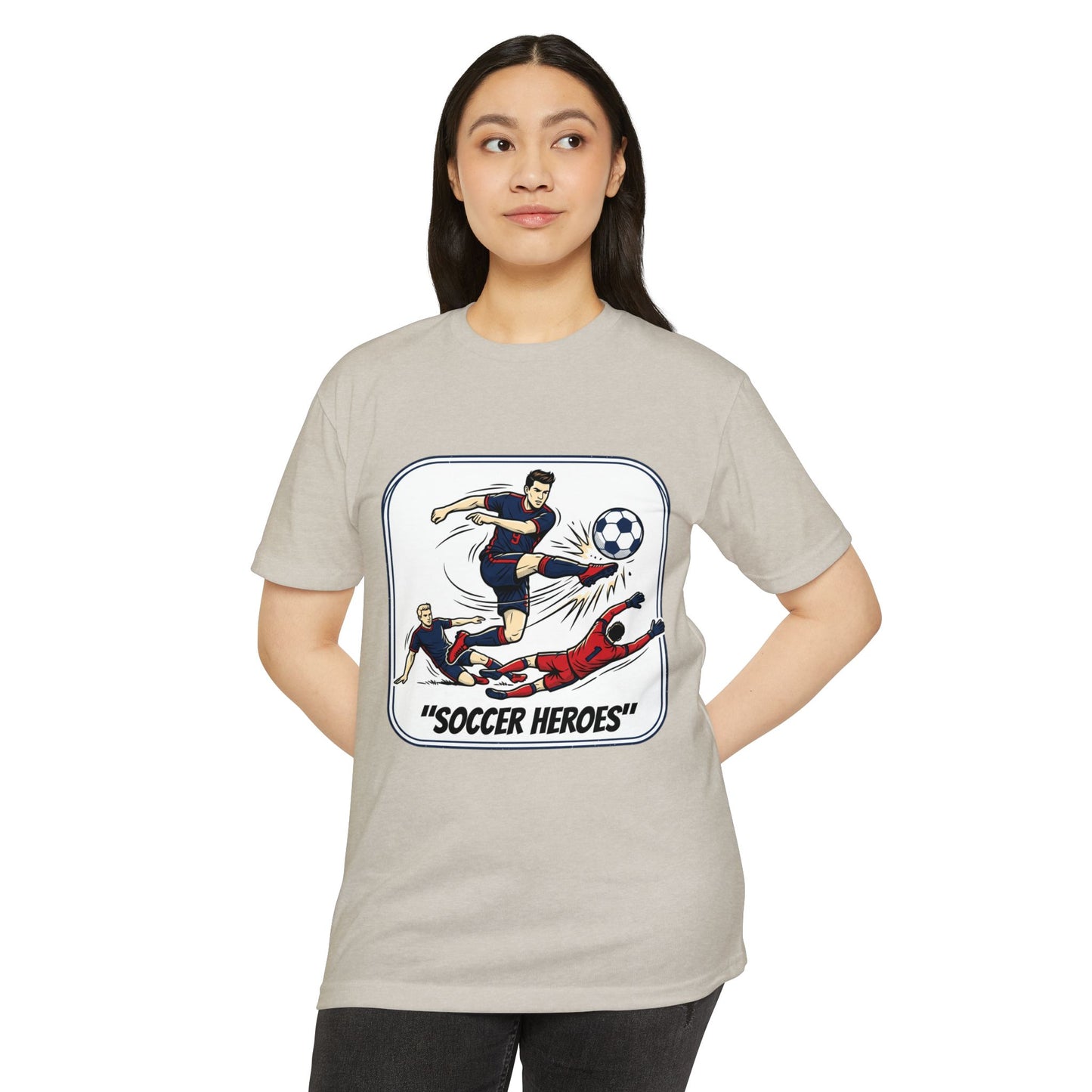 Soccer Heroes T-Shirt — Vintage Comic Soccer Graphic Tee