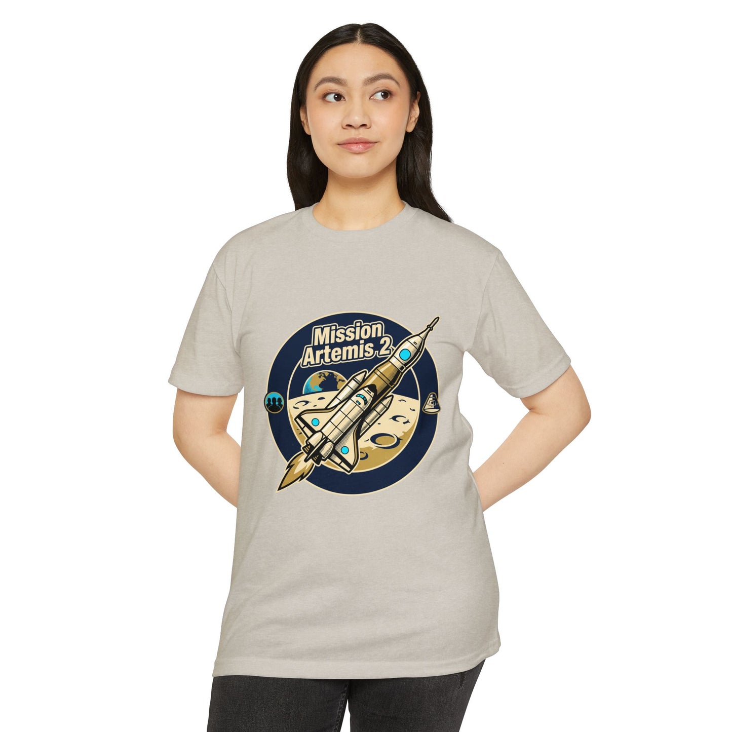 Mission Artemis II Retro Space T-Shirt — Artemis 2 Rocket Tee