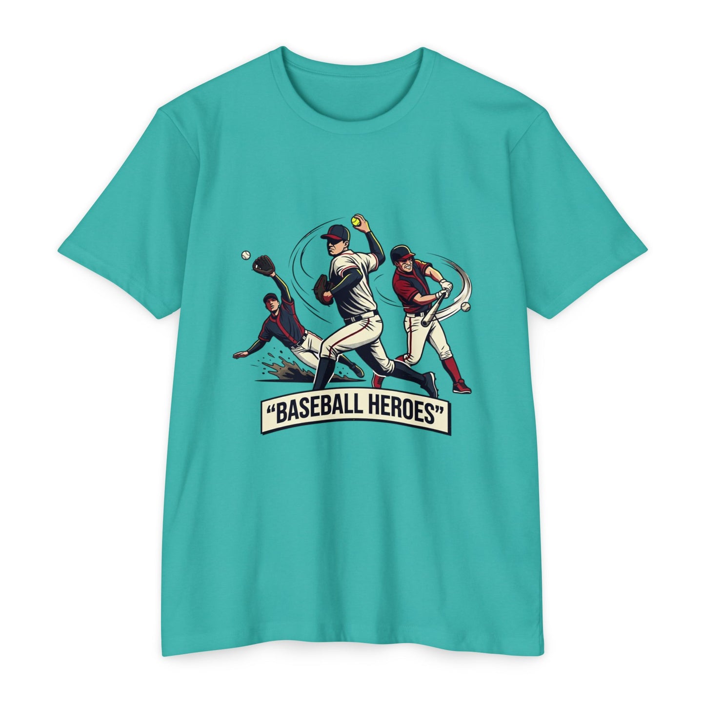 Baseball Heroes Vintage Players T-Shirt