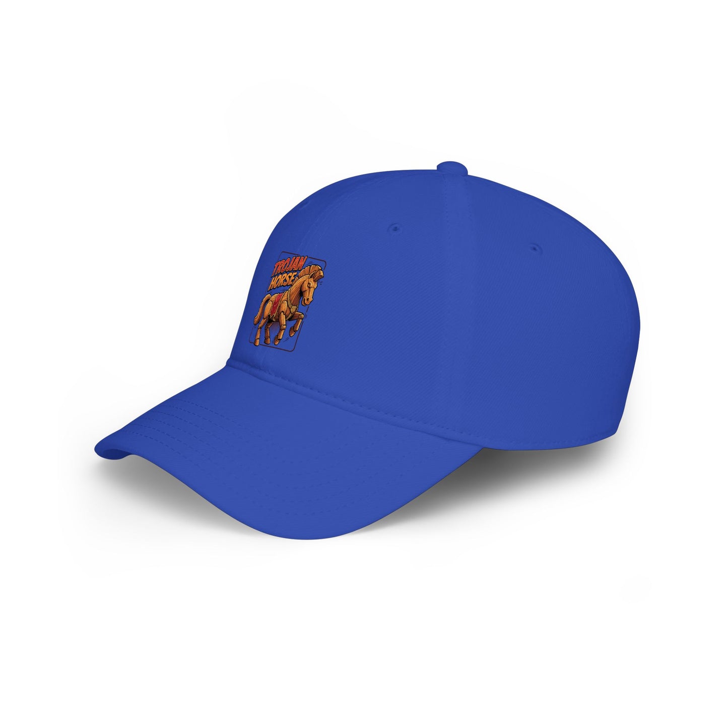 Horse Rider Vintage Patch Baseball Cap — Low Profile Equestrian Hat