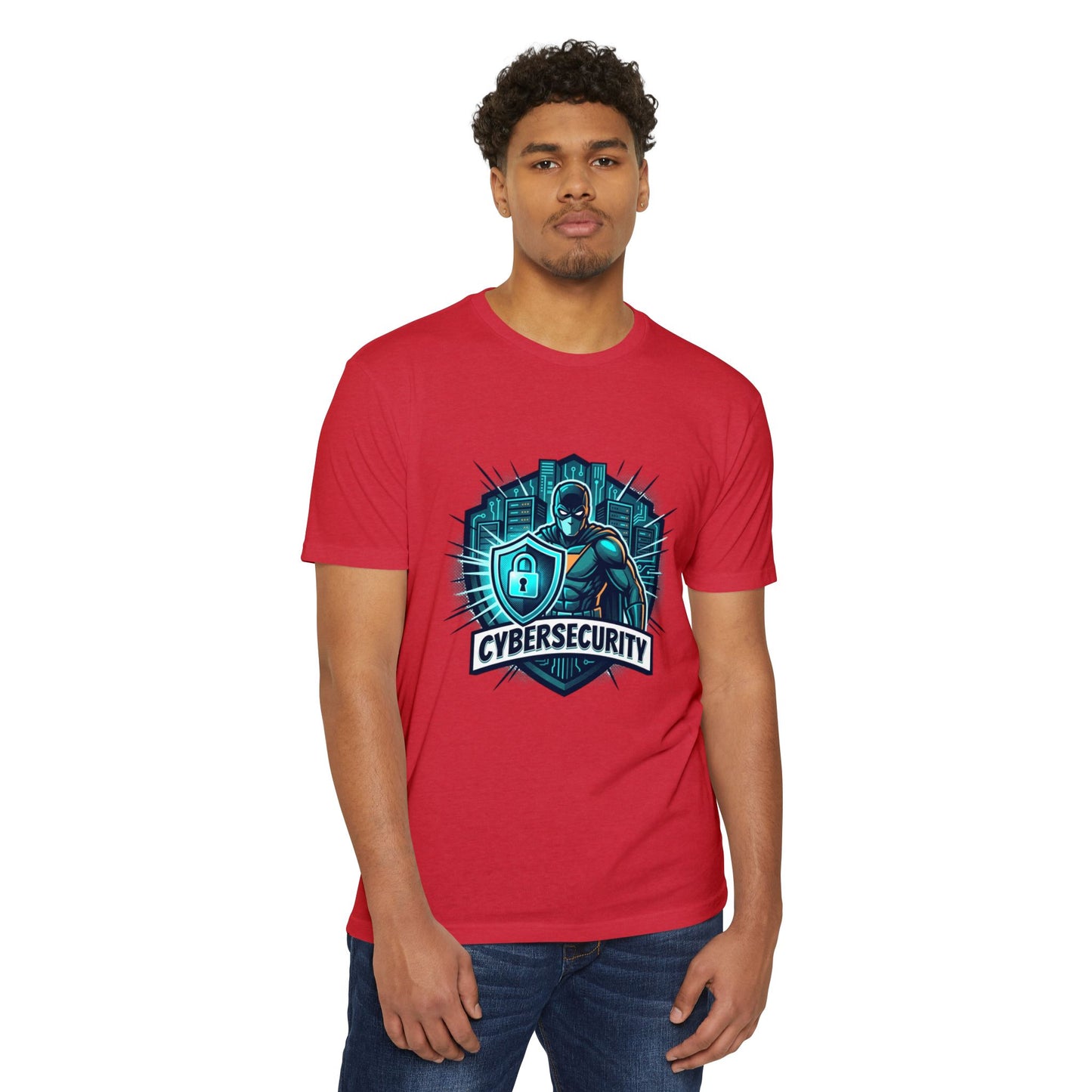 Cybersecurity Shield Tee — Cyber Defender Tech T-Shirt