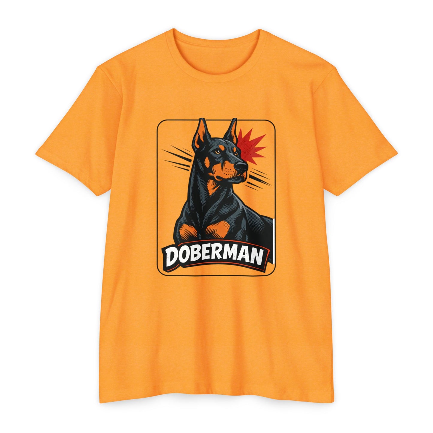 Doberman Graphic T-Shirt — Bold Vintage Canine Design