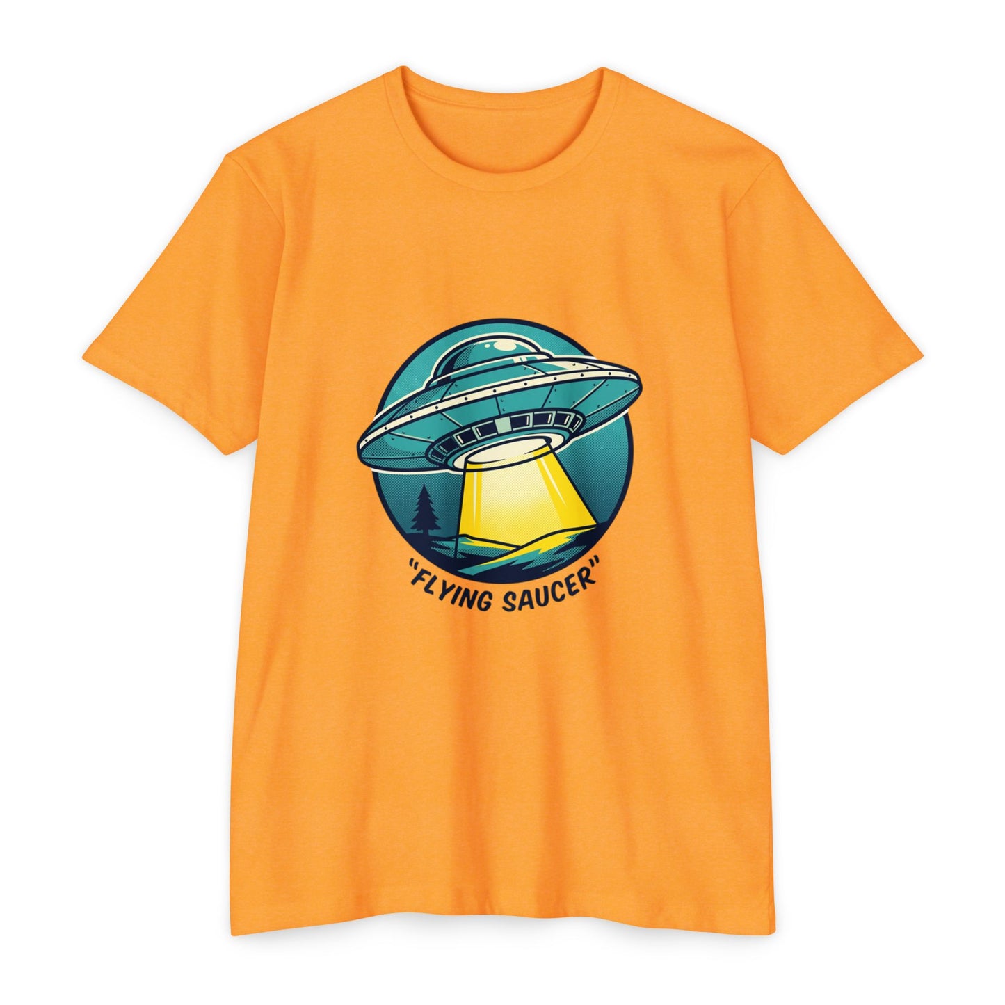 Retro Flying Saucer UFO T-Shirt — Vintage Space Graphic Tee