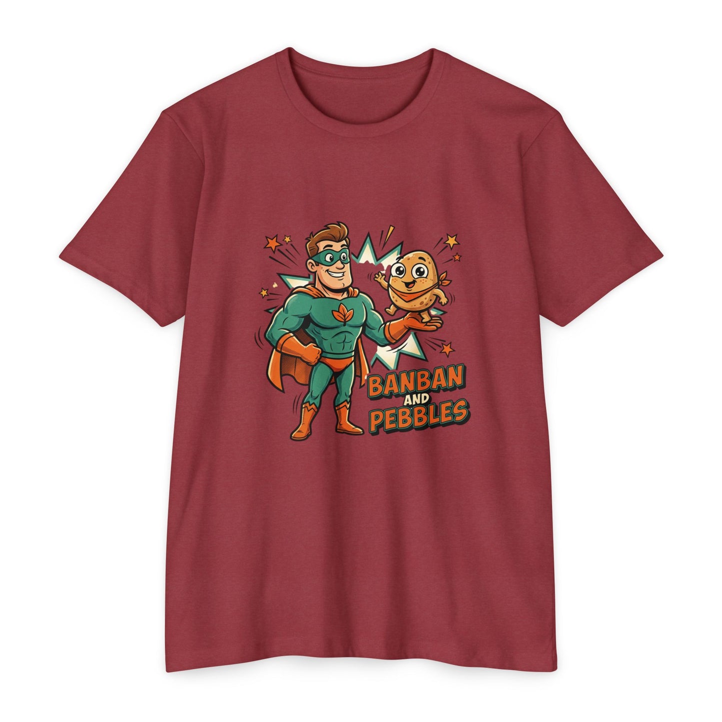 Banban and Pebbles Superhero Kids T-Shirt